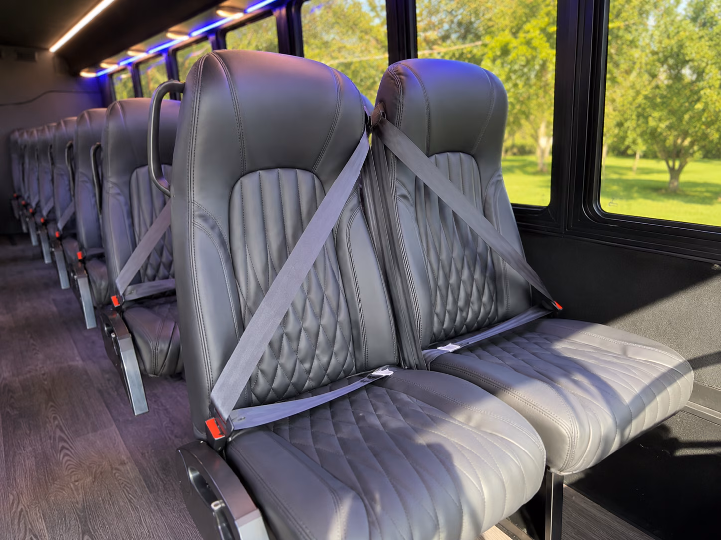 idaho falls 18 passenger minibus inside