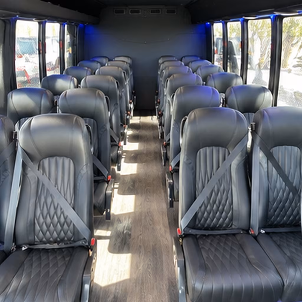 idaho falls 25 passenger minibus interior