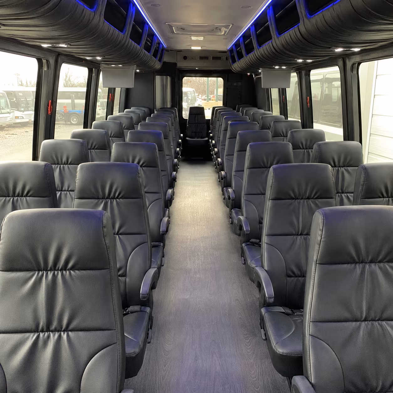 idaho falls 28 passenger minibus inside