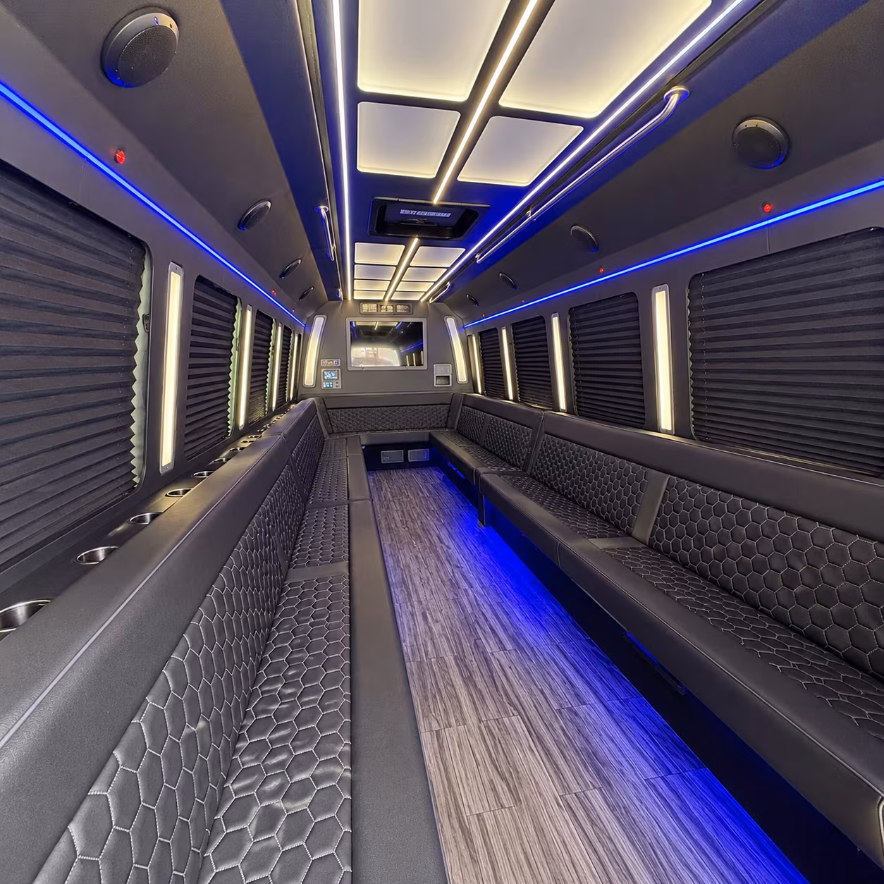 idaho falls 30 passenger party bus interior
