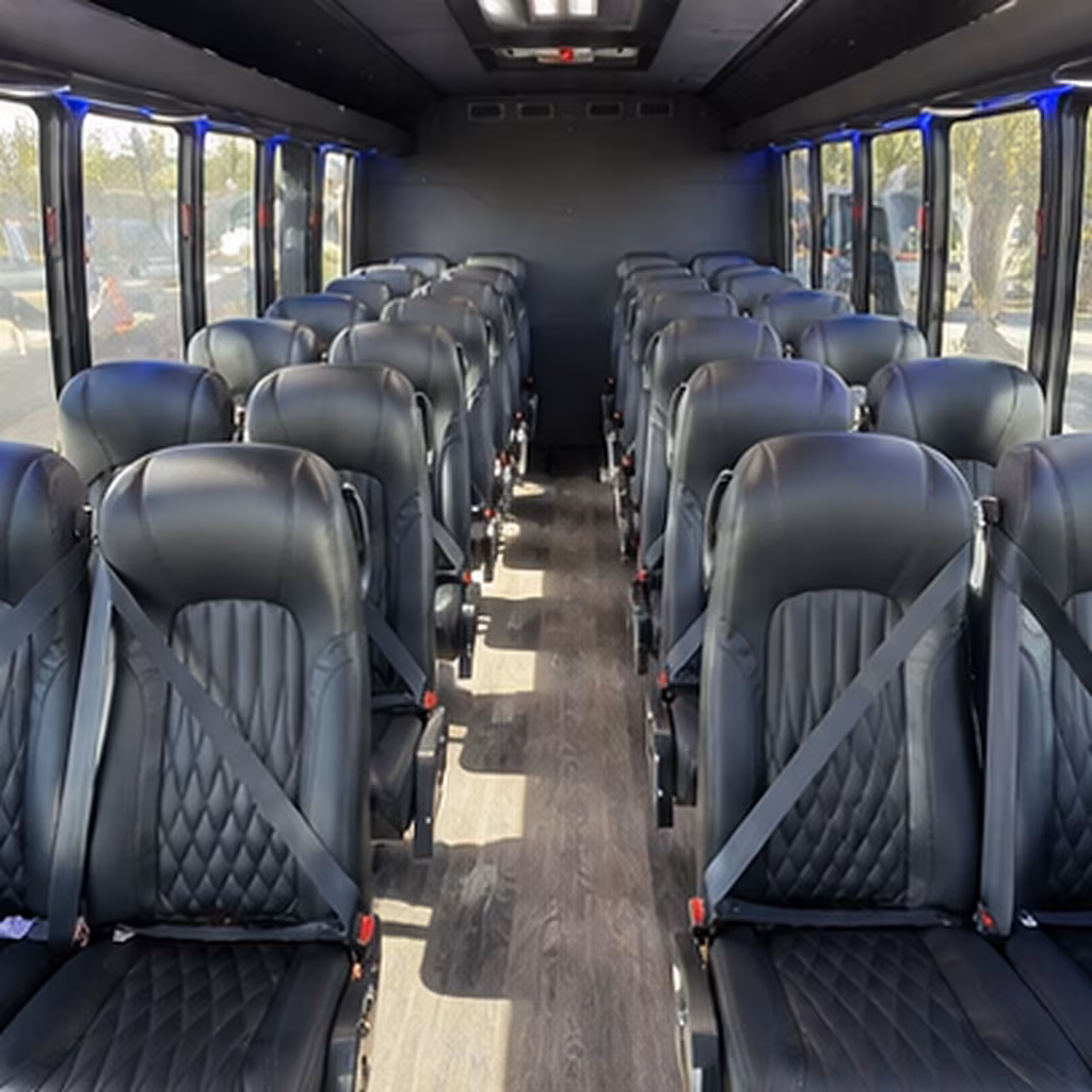 idaho falls 35 passenger minibus inside