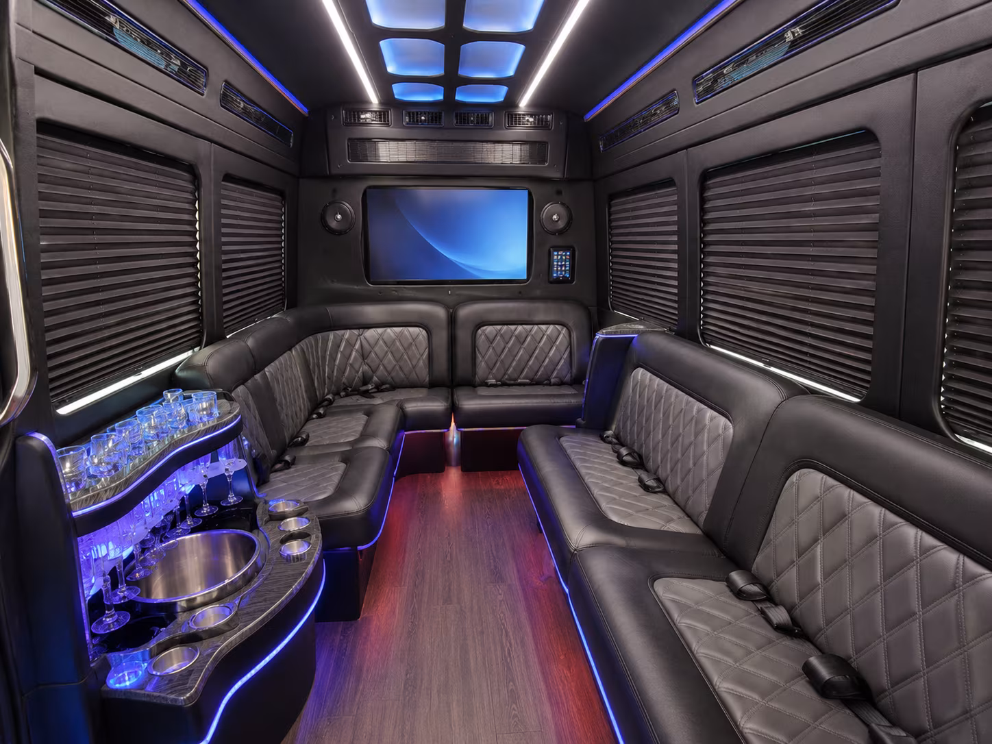 idaho falls sprinter limousine interior