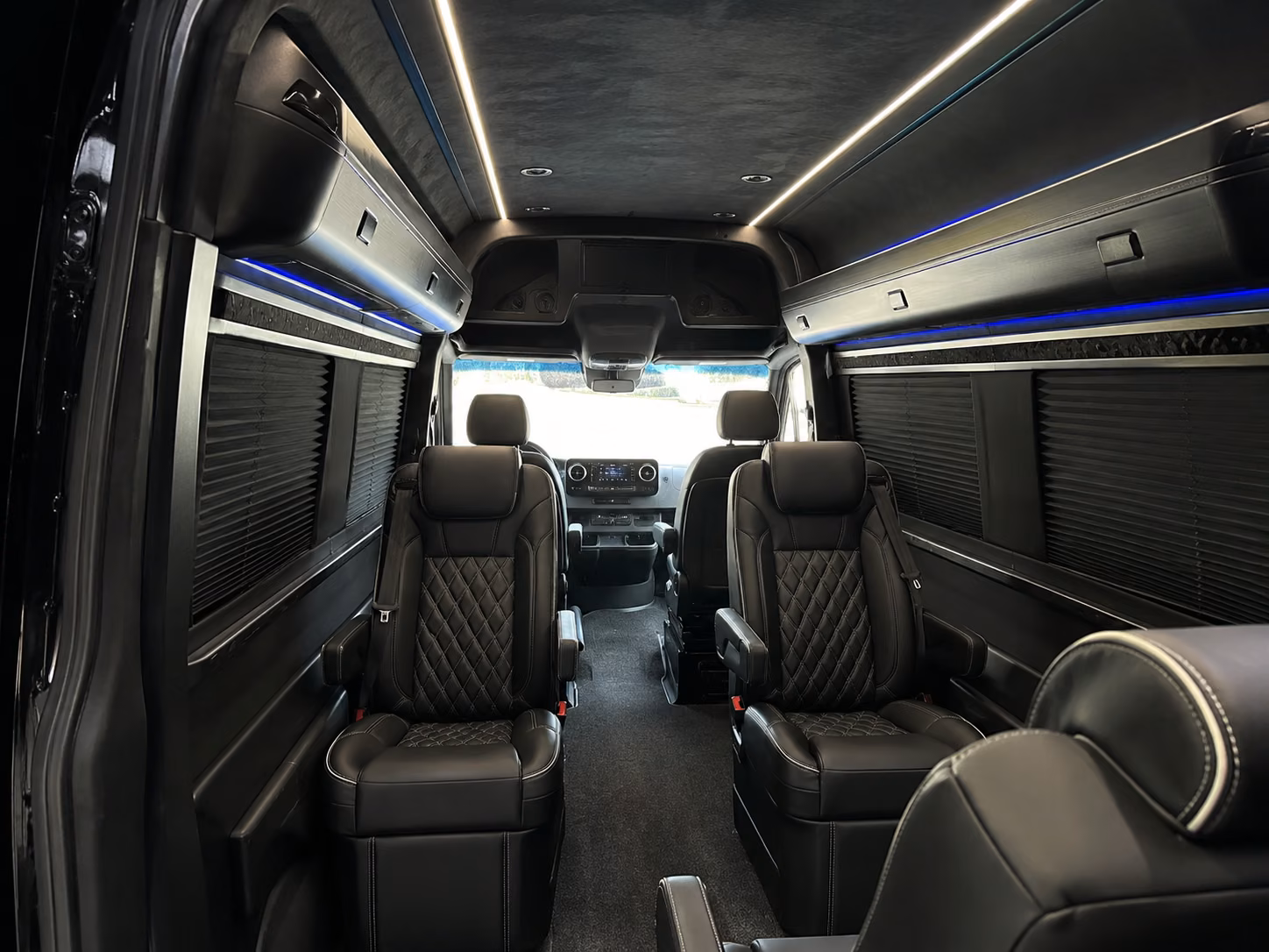 idaho falls sprinter van with driver inside